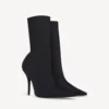 Damen-Knife-Stiefeletten in Schwarz