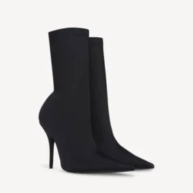 Damen-Knife-Stiefeletten in Schwarz