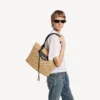 Damen-Korb «Le City» Medium in Natur/Schwarz