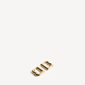 Damen-Ohrringe B XS in glänzendem Gold