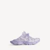 Damen-Pantolette «Check» in 3XL, lila
