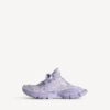 Damen-Pantolette «Check» in 3XL, lila