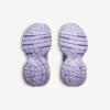 Damen-Pantolette «Check» in 3XL, lila