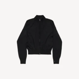 Damen-Pullover mit Reissverschluss in Schwarz