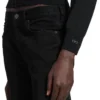 Damen-Pullover mit Reissverschluss in Schwarz