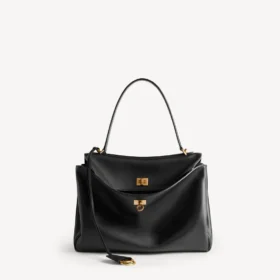 Damen-Rodeo-Handtasche, mittelgross, in Schwarz