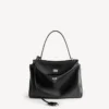 Damen-Rodeo-Handtasche, mittelgross, in Schwarz Damen-Rodeo-Handtasche, mittelgross, in Schwarz