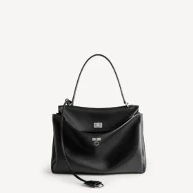 Damen-Rodeo-Handtasche, mittelgross, in Schwarz