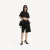 Damen-Rodeo-Handtasche, mittelgross, in Schwarz Damen-Rodeo-Handtasche, mittelgross, in Schwarz