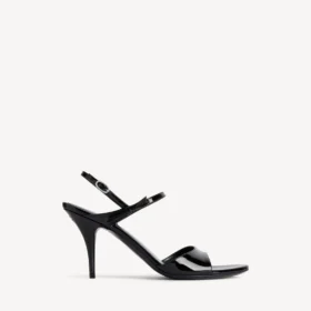 Damen-Sandale «Avenue Bow» in Schwarz/Silber