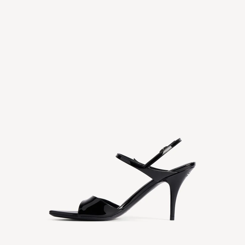 Damen-Sandale «Avenue Bow» in Schwarz/Silber Damen-Sandale «Avenue Bow» in Schwarz/Silber