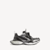 Damen-Sneaker 3XL in Schwarz/Silber Damen-Sneaker 3XL in Schwarz/Silber