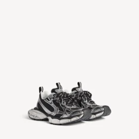 Damen-Sneaker 3XL in Schwarz/Silber