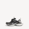 Damen-Sneaker 3XL in Schwarz/Silber Damen-Sneaker 3XL in Schwarz/Silber