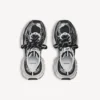 Damen-Sneaker 3XL in Schwarz/Silber Damen-Sneaker 3XL in Schwarz/Silber