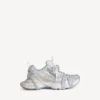 Damen-Sneaker 3XL mit «Extreme Laces»-Logo in Weiss/Off-White/Hellblau