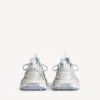 Damen-Sneaker 3XL mit «Extreme Laces»-Logo in Weiss/Off-White/Hellblau