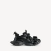 Damen-Sneaker 3XL mit Schnürung in Schwarz