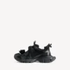 Damen-Sneaker 3XL mit Schnürung in Schwarz