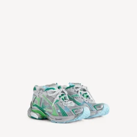 Herren-Sneaker für den Laufsport in Grau/Grün/Blau