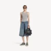 Damen-Sneaker «Hamptons» aus Denim in Blau/Creme