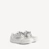 Damen-Sneaker «Hamptons» in Weiss mit mittlerem Used-Look Damen-Sneaker «Hamptons» in Weiss mit mittlerem Used-Look