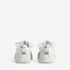 Damen-Sneaker «Hamptons» in Weiss mit mittlerem Used-Look Damen-Sneaker «Hamptons» in Weiss mit mittlerem Used-Look