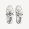 Damen-Sneaker «Hamptons» in Weiss mit mittlerem Used-Look Damen-Sneaker «Hamptons» in Weiss mit mittlerem Used-Look