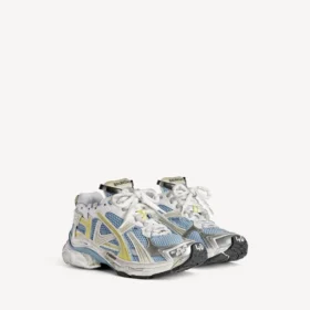 Damen-Sneaker in Blau/Gelb/Weiss