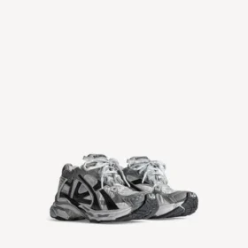 Herren-Sneaker für den Laufsport in Grau/Weiss/Schwarz