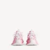 Damen-Sneaker mit «Track»-Schablonenlogo in Pink/Weiss Damen-Sneaker mit «Track»-Schablonenlogo in Pink/Weiss