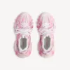 Damen-Sneaker mit «Track»-Schablonenlogo in Pink/Weiss Damen-Sneaker mit «Track»-Schablonenlogo in Pink/Weiss