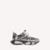 Damen-Sneaker mit Track-Stencil-Logo in Schwarz/Weiss