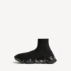 Herren-Sneaker «Speed 2.0» mit vollständig transparenter Sohle aus recyceltem Strick in Schwarz Herren-Sneaker «Speed 2.0» mit vollständig transparenter Sohle aus recyceltem Strick in Schwarz