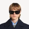 Damen-Sonnenbrille «Cosmo Square AF» in Schwarz