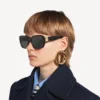 Damen-Sonnenbrille «Cosmo Square AF» in Schwarz