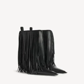 Damen-Stiefeletten «Avenue Fringe» in Schwarz