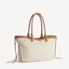 Damen-Strandtasche «Le City» in Mittelgrösse, beige/camel Damen-Strandtasche «Le City» in Mittelgrösse, beige/camel