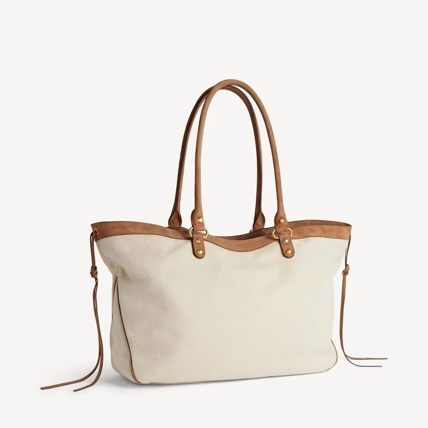 Damen-Strandtasche «Le City» in Mittelgrösse, beige/camel Damen-Strandtasche «Le City» in Mittelgrösse, beige/camel