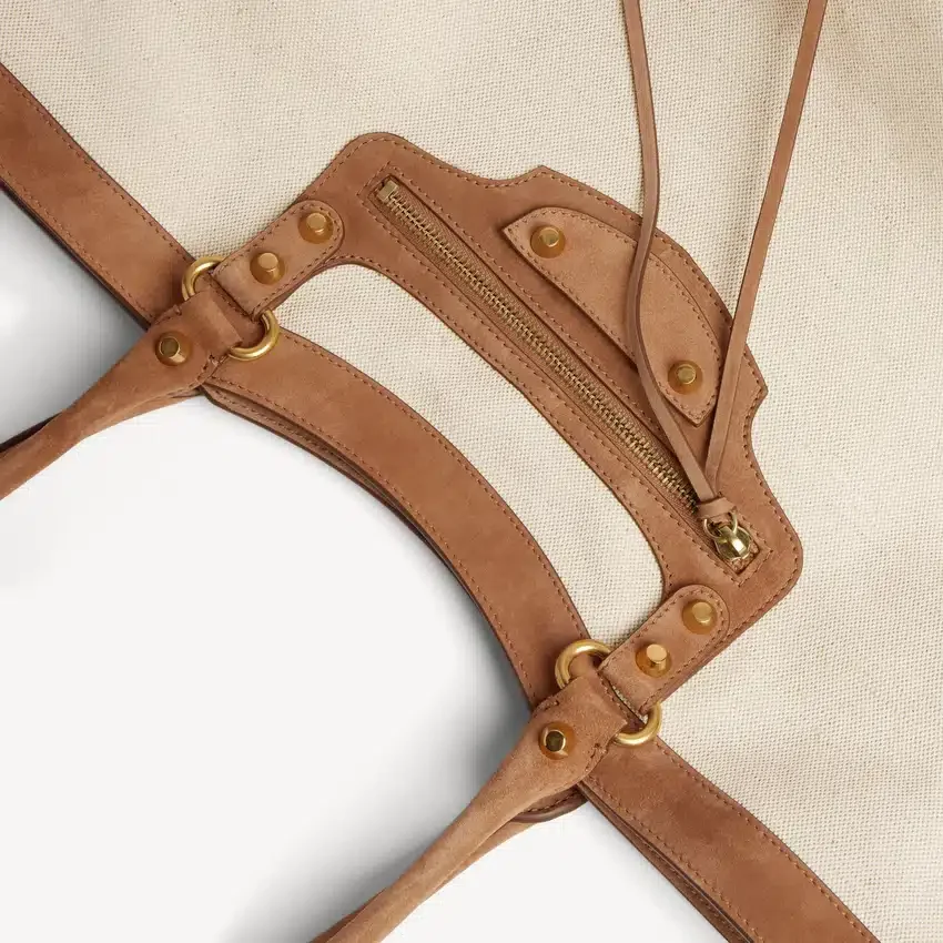 Damen-Strandtasche «Le City» in Mittelgrösse, beige/camel Damen-Strandtasche «Le City» in Mittelgrösse, beige/camel