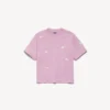 Damen-T-Shirt «520 Stickers» in mittlerer Passform in Altrosa/Weiss
