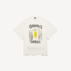 Damen-T-Shirt «Salon de Couture» in Creme