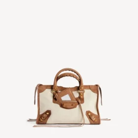 Damen-Tasche «Le City» klein in Beige/Camel