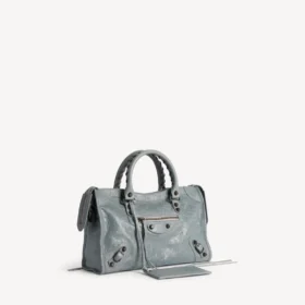 Damen-Tasche «Le City» klein in Blaugrau