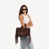 Damen-Tasche «Le City» Medium in Hell-Espresso