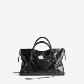 Damen-Tasche «Le City» Medium in Schwarz