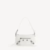 Damen-Tasche «Le City» mit Riemen in Optikweiss