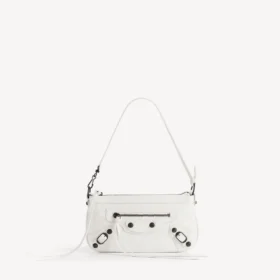 Damen-Tasche «Le City» mit Riemen in Optikweiss