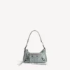 Damen-Tasche «Le City Moto Mini» in Blaugrau Damen-Tasche «Le City Moto Mini» in Blaugrau