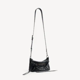Damen-Tasche «Le City Moto Mini» in Schwarz
